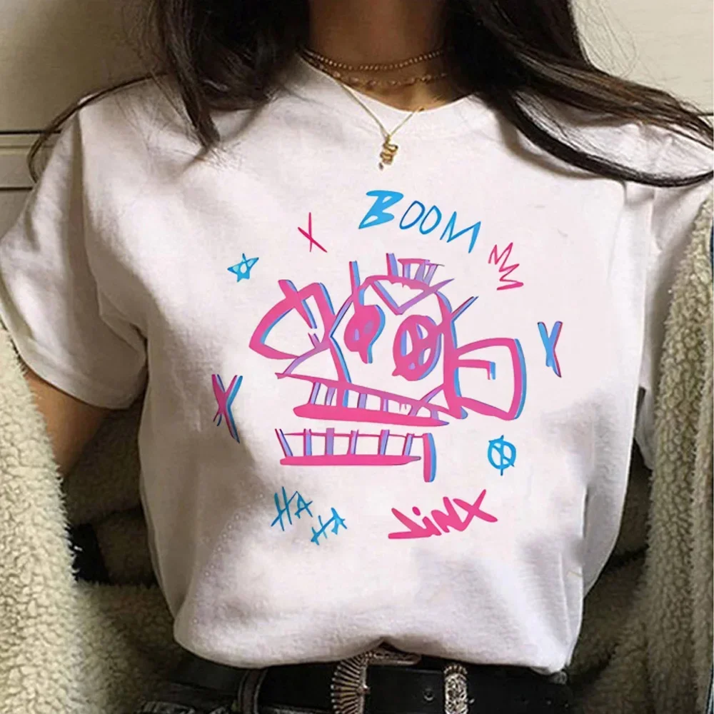 Summer Grunge Clothing - ジンクス難解猿 Tシャツアニメコスプレ Tシャツ女性男性ユニセックスグランジ美的半袖漫画プリント夏のストリート