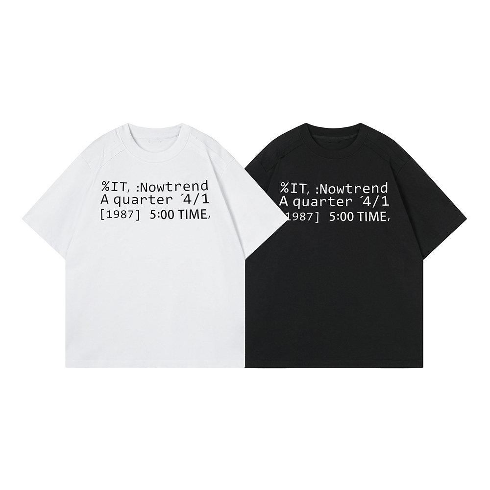 Summer Clothing Trends 2026 - ファッションカジュアルパッチワークオーバーサイズTシャツ 2026夏新作トレンド Y2K Tシャツ ヒップホップ メンズ服