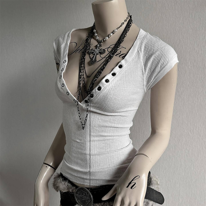 Summer Grunge Clothing - 2026年夏 レディース Y2K グランジ ゴス ストリートウェア