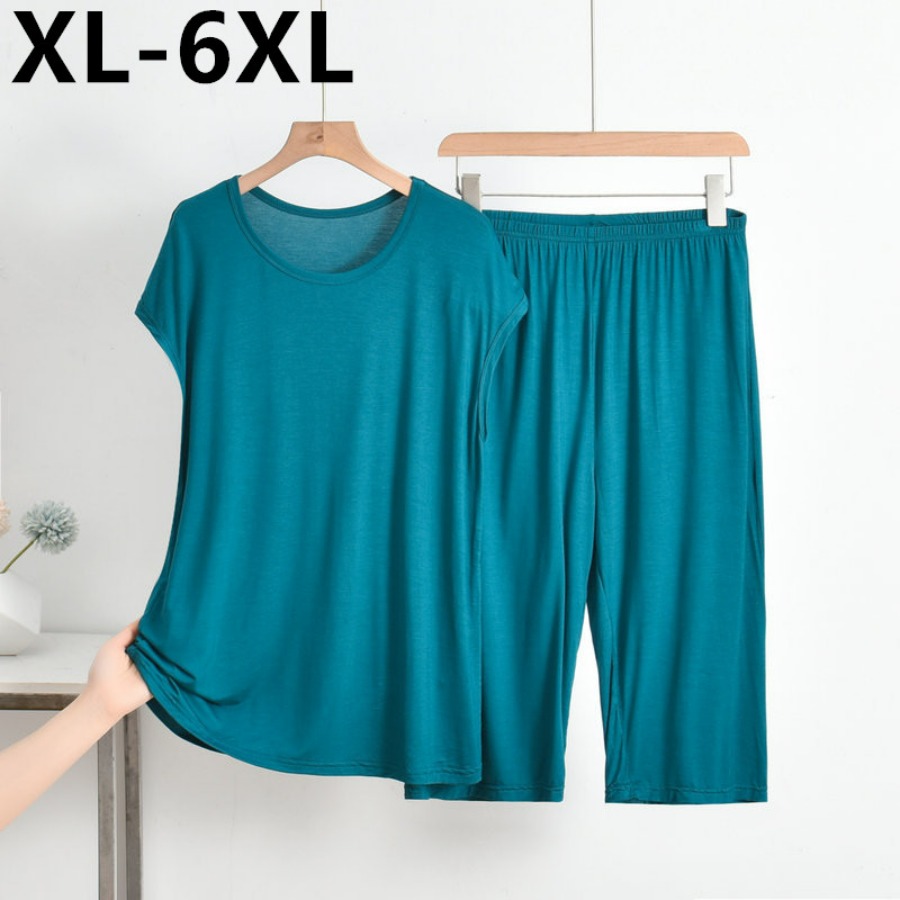 Summer House Clothing - 2026 女性の夏モーダル 2 ピースホームウェアセット O ネック