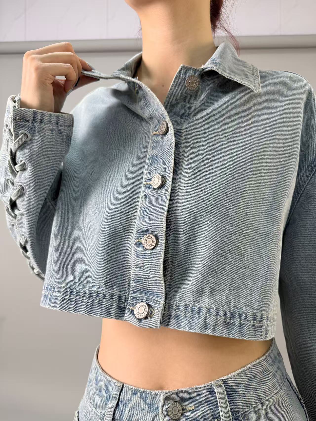 Summer Japanese Clothing - 2025 韓国和風マルチ要素デザイン高品質衣類東大門韓国デニムジャケットコート