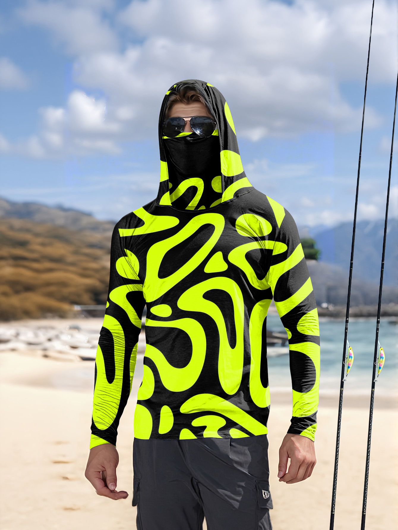 Summer Clothing Men - 2026年夏新作 メンズ長袖シャツ 3Dパターンプリント スポーティー＆カジュアルウェア 快適で柔らかい