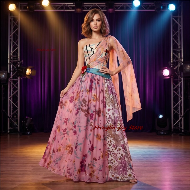Summer Japanese Clothing - 夏アニメコンサート衣装-ロージー・ザオピンク花柄スカートドレス、ザオ・ルシ・バンコクスタイル、ファン向け女性用ファンシーなコスプレ服