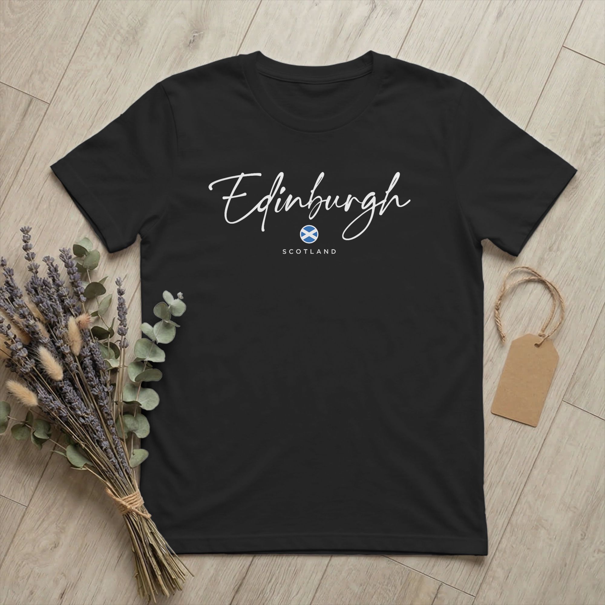 Summer Clothing Edinburgh - 男性エディンバラスコットランド英国 Tシャツ英国旗綿服ヴィンテージ半袖ラウンドネック Tシャツパーティー Tシャツ