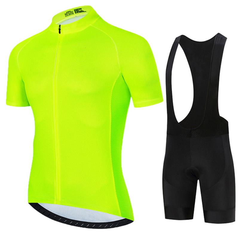 半袖サイクリングジャージ,蛍光グリーン,マウンテンバイクレー - Summer Green Clothing のレビューと価格