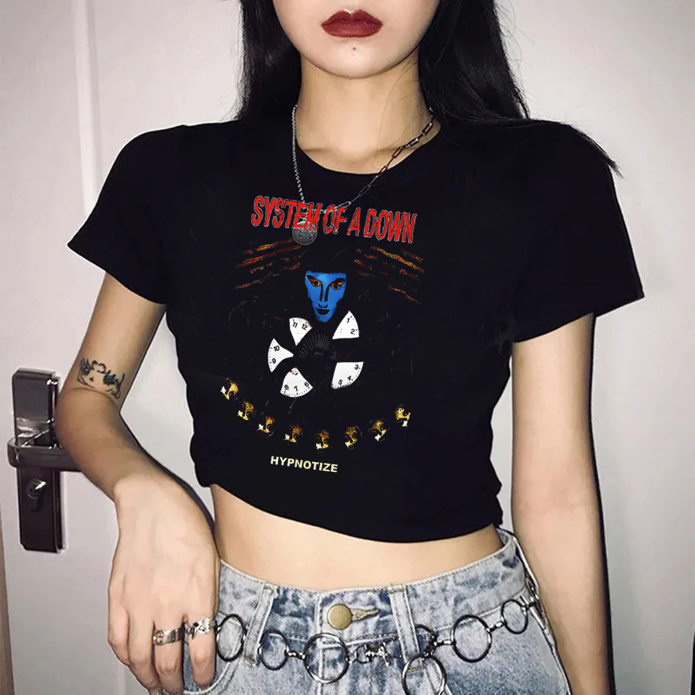 システム・オブ・ア・ダウン クロップトップ クロップド サマ - Summer Grunge Clothing のレビューと価格
