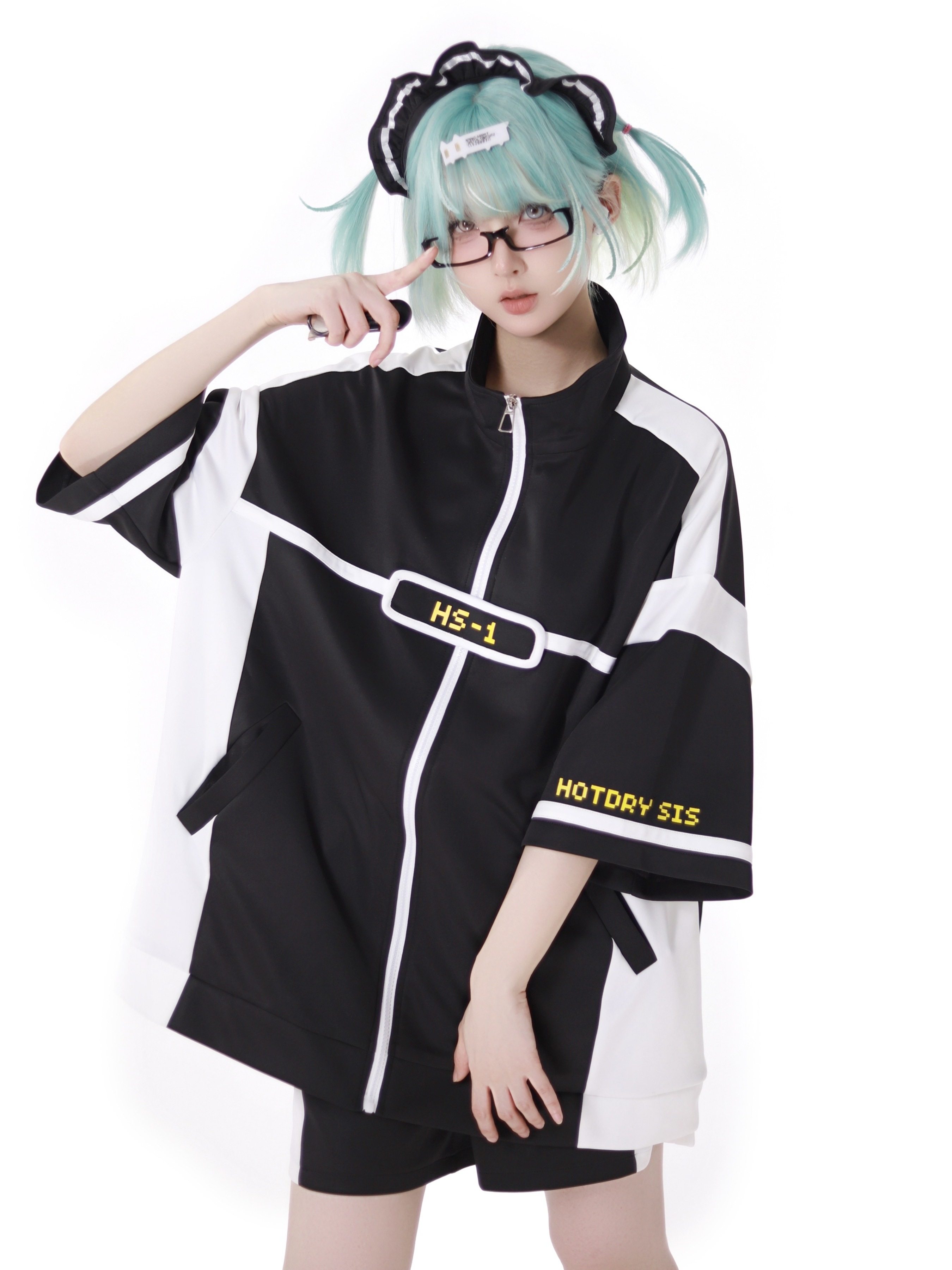 日本オリジナルアニメスポーツウェアセット春夏服女性用緑と白の - Summer Green Clothing のレビューと価格