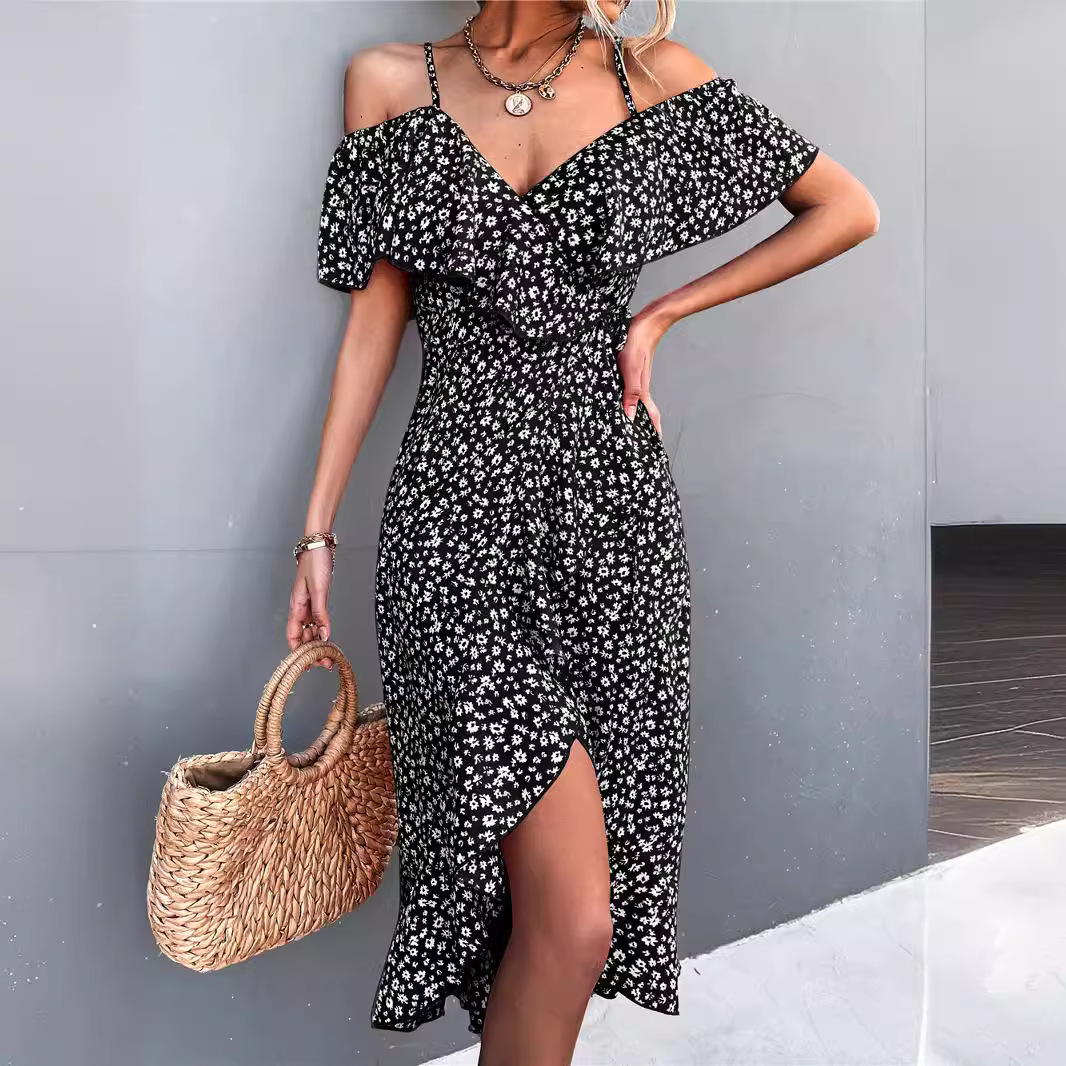 春夏の新作婦人服は、ワンショルダーの花柄サスペンダードレスで - Summer Clothing New Look のレビューと価格