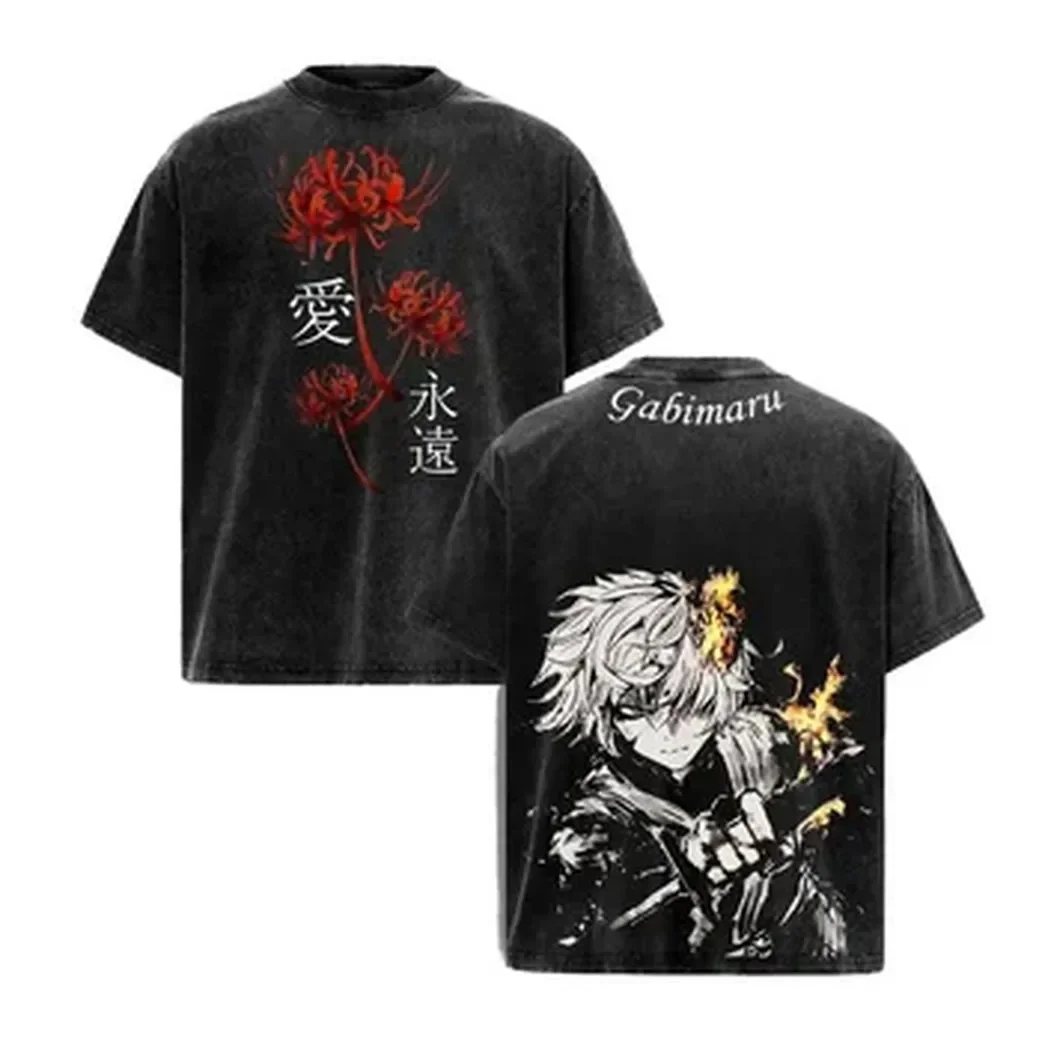 日本アニメ地獄の楽園 Tシャツガビマルヴィンテージウォッシュ - Summer Japanese Clothing のレビューと価格