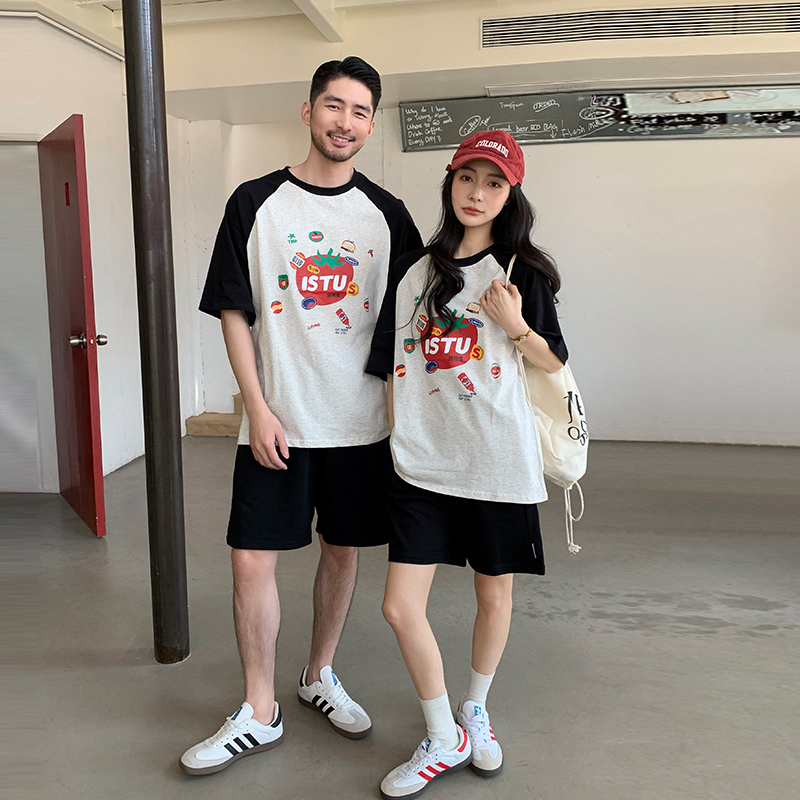 2026 新しい夏の家族マッチング服セット綿 T シャツとシ - Summer Clothing New Look のレビューと価格