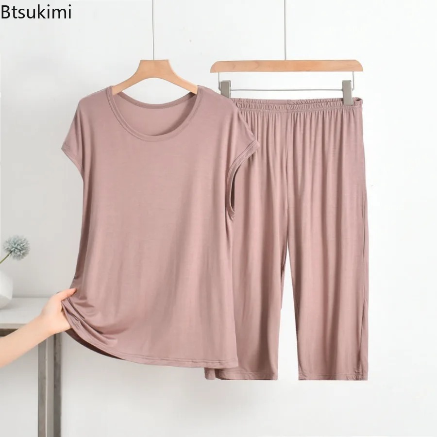 2026 女性の夏モーダル 2 ピースホームウェアセット O - Summer House Clothing のレビューと価格