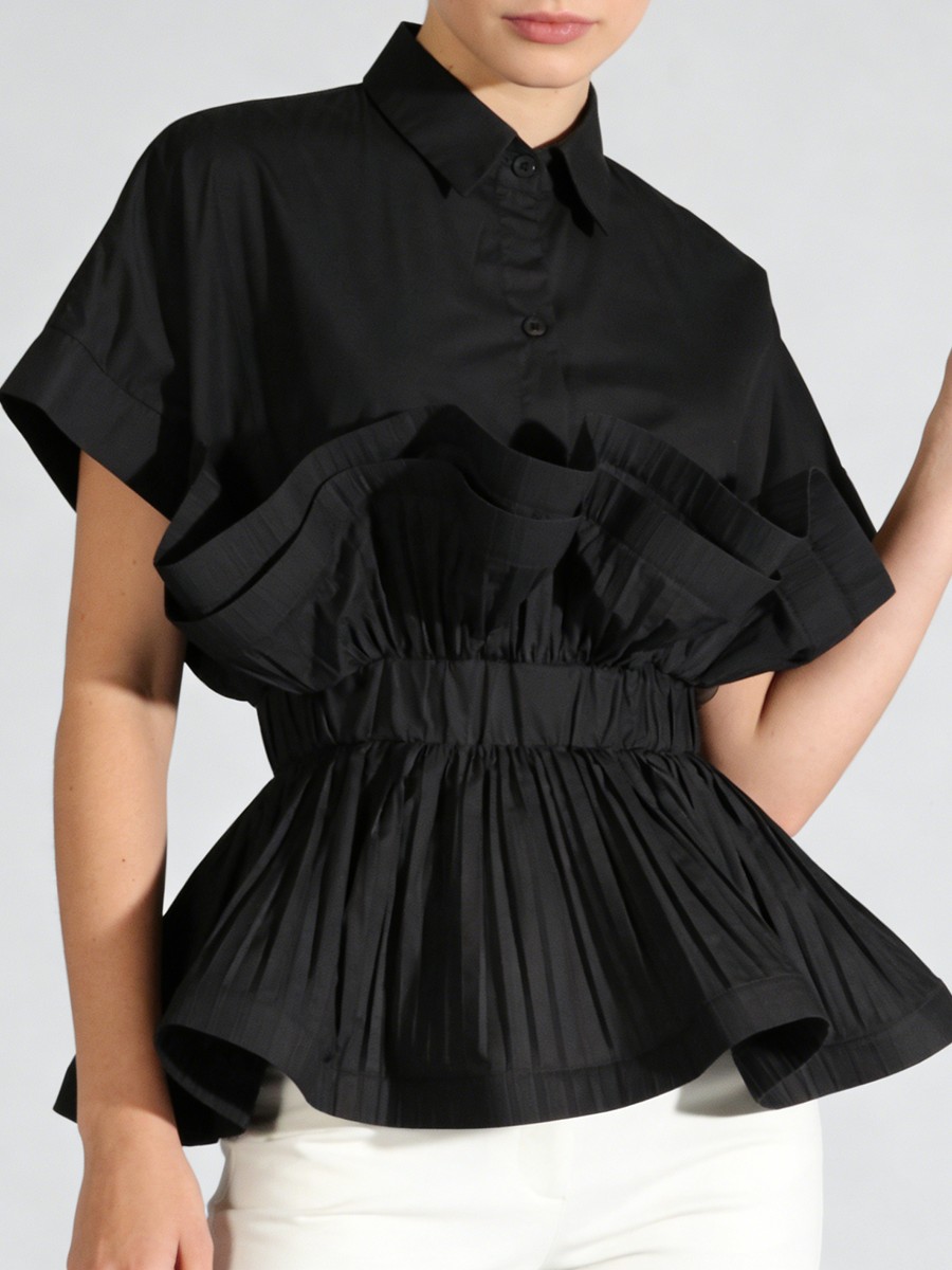 TWOTWINSTYLE ファッションスプライスフリル折り目 - Summer Clothing Trends For Women のレビューと価格