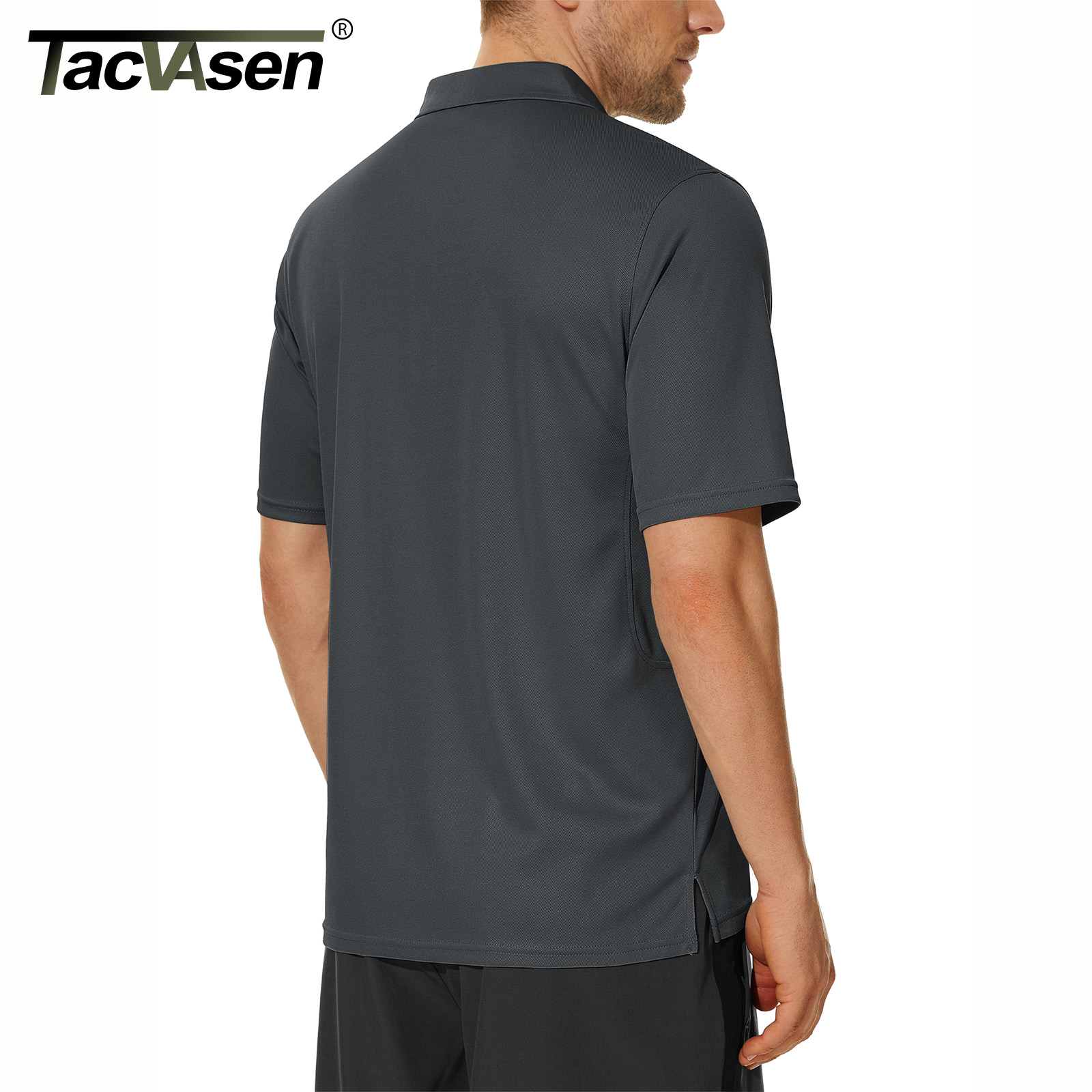 TACVASEN 夏カラフルなファッションポロ Tシャツメン - Summer Green Clothing のレビューと価格
