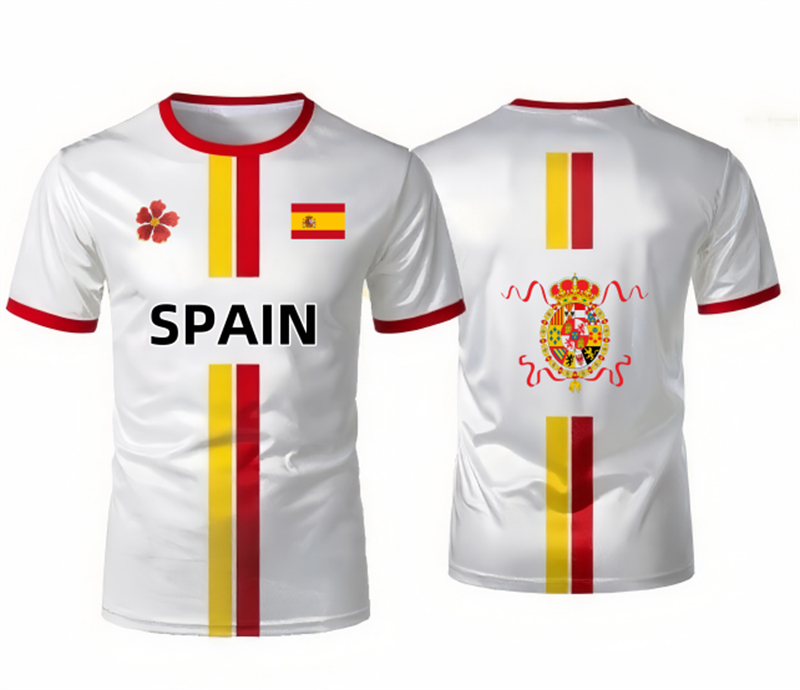 2026年スペインサッカーユニフォーム柄Tシャツ、シャンゴ3 - Summer Clothing Trends 2026 のレビューと価格