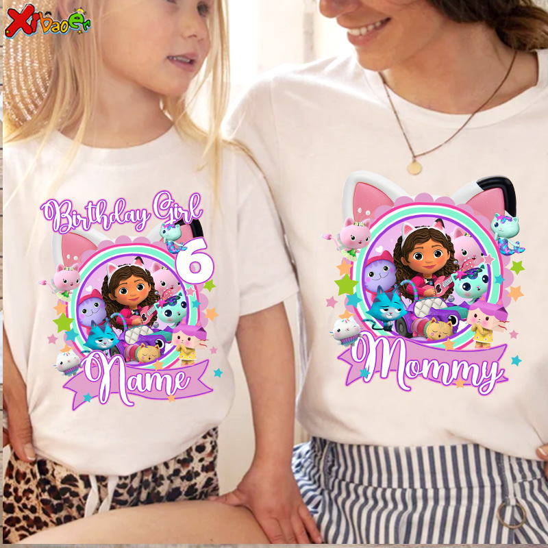 女の子用誕生日Tシャツ パーソナライズされた名前入り プリン - Summer Clothing Baby のレビューと価格