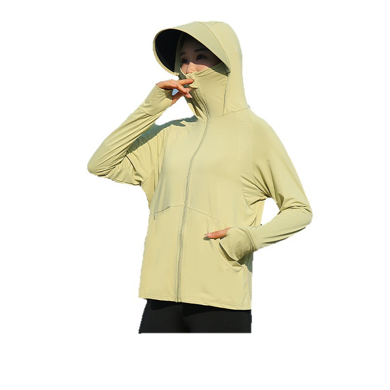 女性用フード付き日焼け止めジャケット十代の夏用紫外線防止服大 - Summer Clothing Girl のレビューと価格