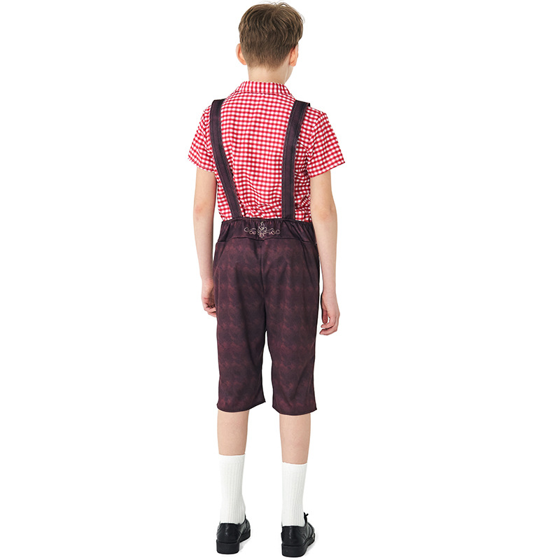 男の赤ちゃん服ドイツオクトーバーフェスト衣装子供市松 Tシャ - Summer Clothing Baby のレビューと価格