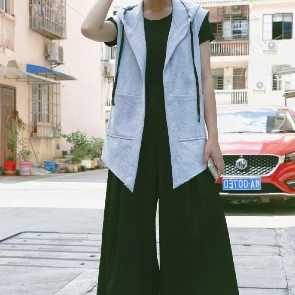 XS-5XL メンズポケット付きフードベスト 春 ストリート - Summer Clothing Trends 2026 のレビューと価格
