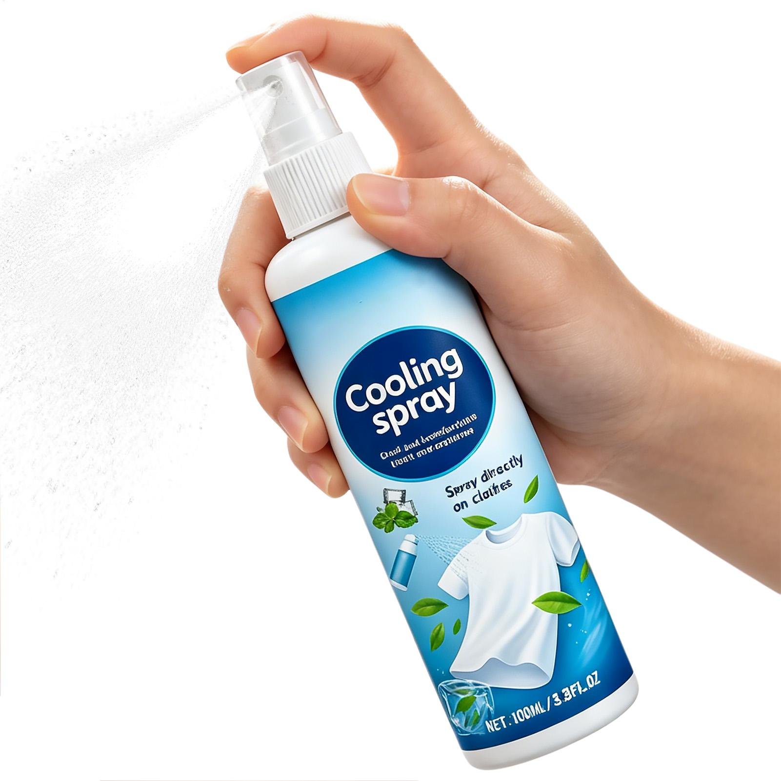 100ml 夏用冷却スプレー 携帯用氷感衣類トレーニング緩和 - Summer Clothing Clearance のレビューと価格