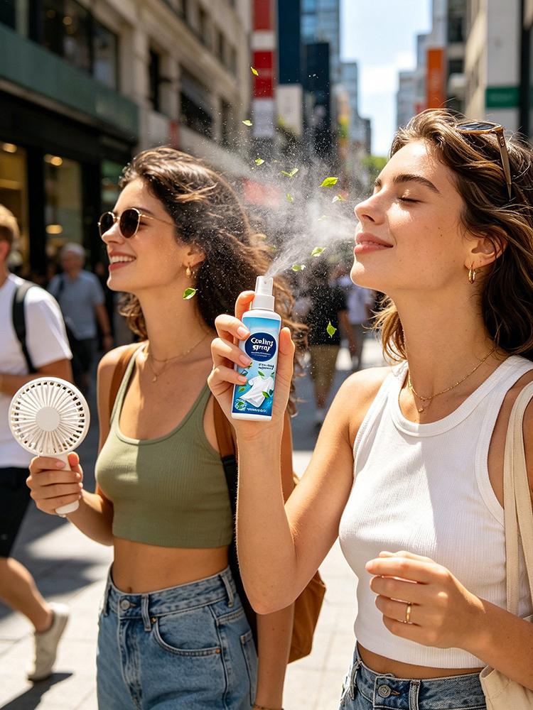 100ml 夏用冷却スプレー 携帯用氷感衣類トレーニング緩和 - Summer Clothing Clearance のレビューと価格