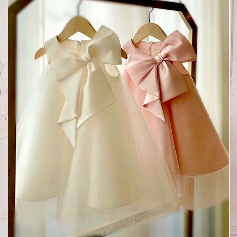 夏ビッグリボン女の赤ちゃんドレス 1st 誕生日パーティーウ - Summer Clothing Baby のレビューと価格