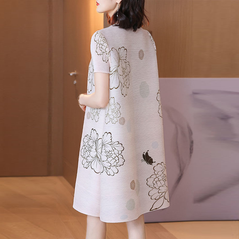 プリント柄の若見えスカートでお腹をカバーし、着痩せ効果のある - Summer Clothing New Look のレビューと価格