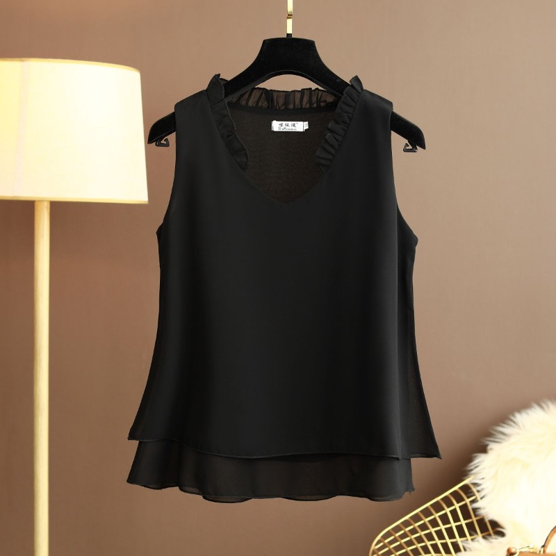 プラスサイズ ホルター シフォン トップス ノースリーブ フ - Halter Neck Top のレビューと価格