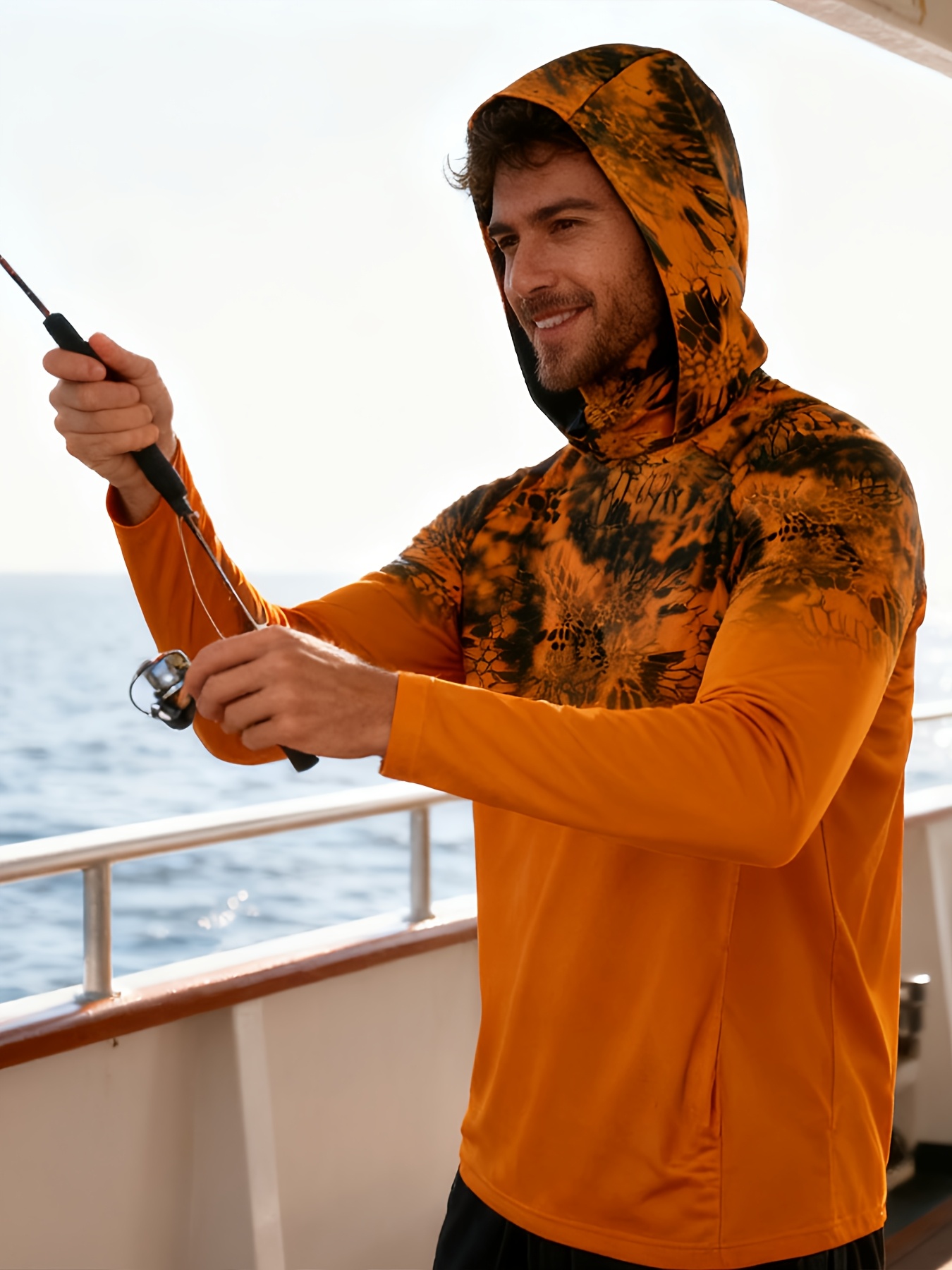 2026年新モデル UVカット長袖フード付きフィッシングシャ - Summer Clothing Men のレビューと価格