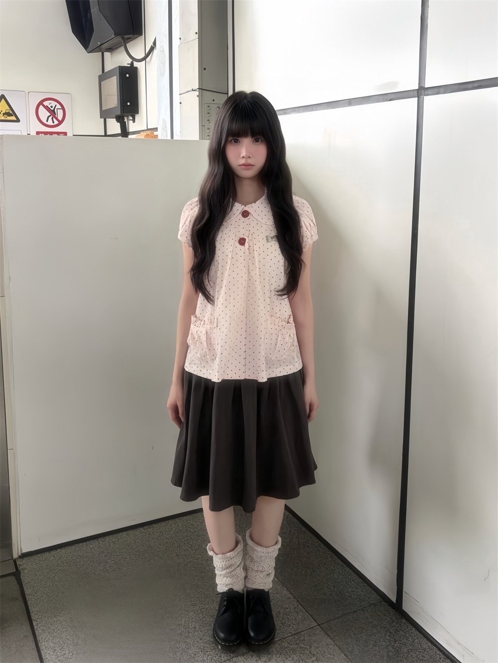 夏ヴィンテージ水玉模様半袖シャツとハーフスカートのツーピース - Summer Japanese Clothing のレビューと価格