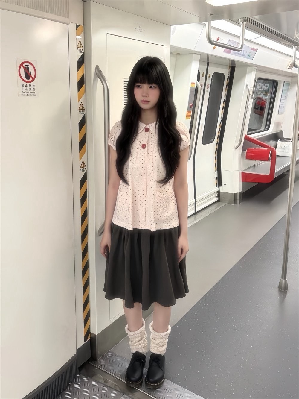 夏ヴィンテージ水玉模様半袖シャツとハーフスカートのツーピース - Summer Japanese Clothing のレビューと価格