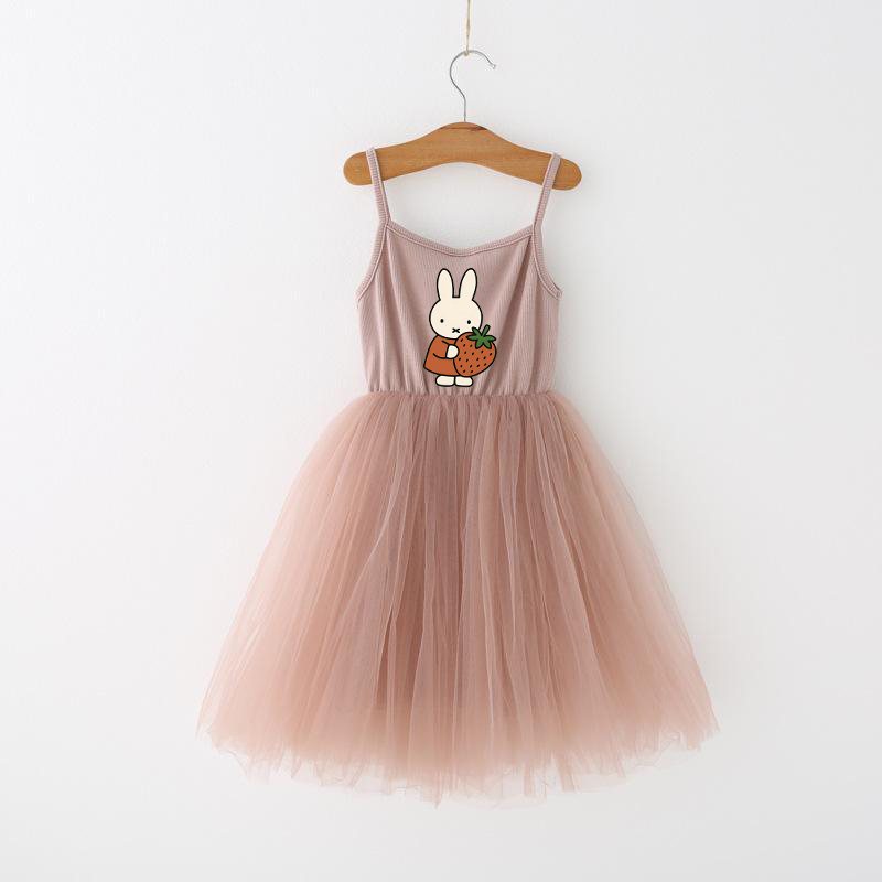 ミッフィー子供スパゲッティストラップドレス少女漫画かわいいフ - Summer Clothing Baby のレビューと価格