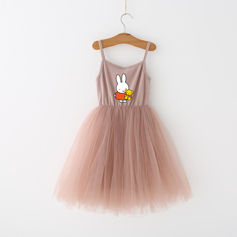 ミッフィー子供スパゲッティストラップドレス少女漫画かわいいフ - Summer Clothing Baby のレビューと価格