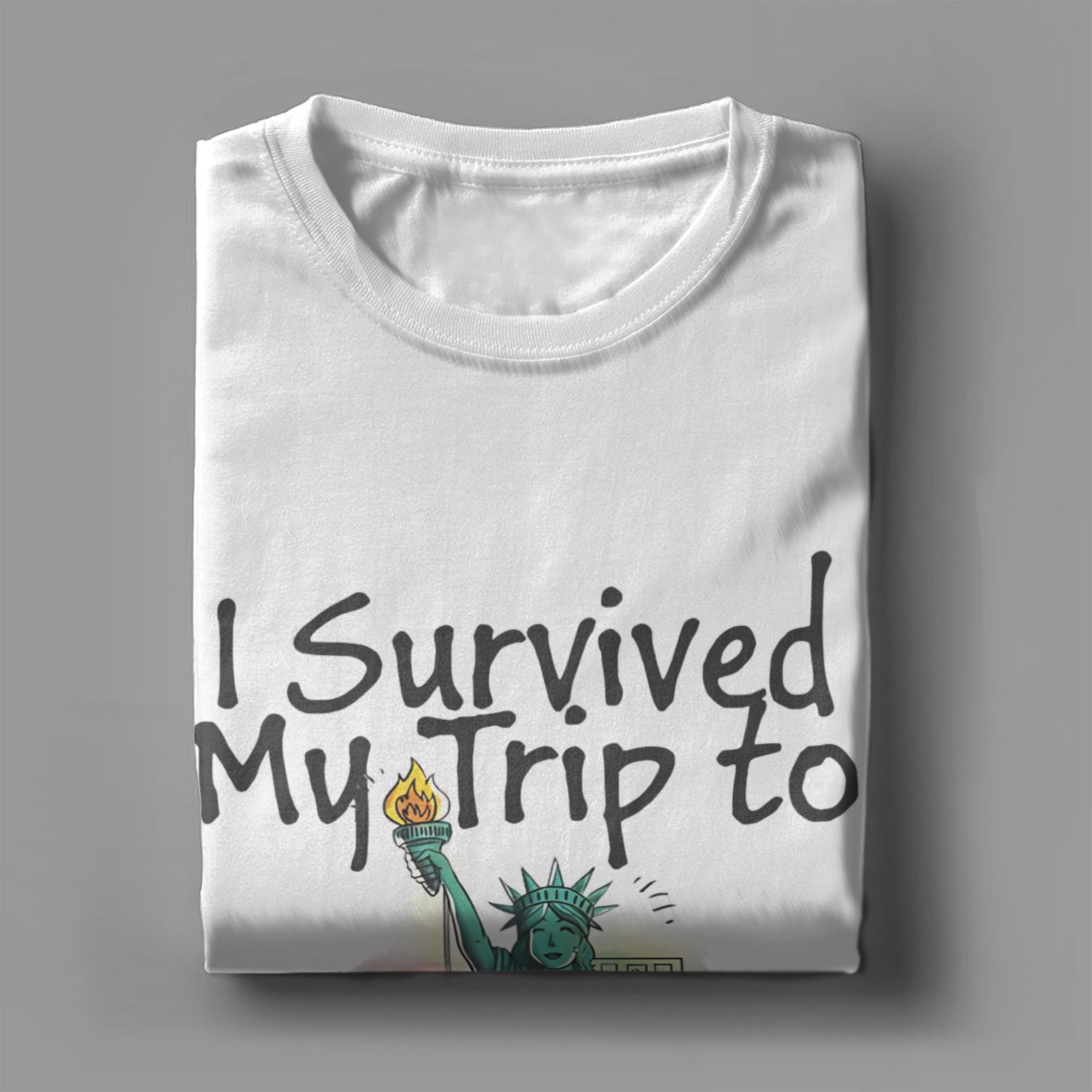 レトロ「ニューヨーク旅行を生き延びた」Tシャツ ユニセックス - Summer Clothing Nyc のレビューと価格