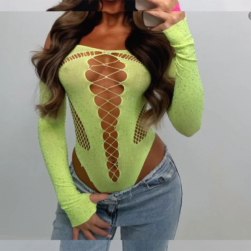 女性のためのセクシーな透明メッシュTシャツ,長袖トップ,女性 - Summer Clothing Trends For Women のレビューと価格