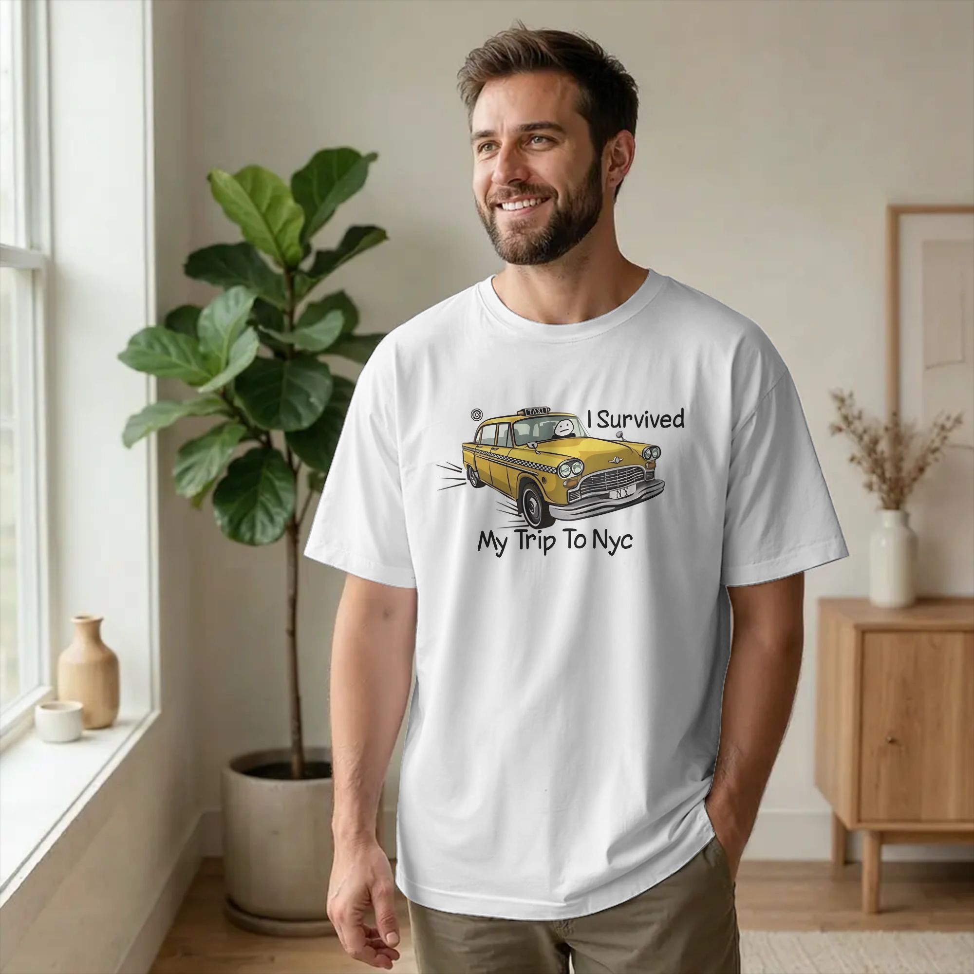 ストリートウェア「ニューヨーク旅行を生き延びた」Tシャツ メ - Summer Clothing Nyc のレビューと価格