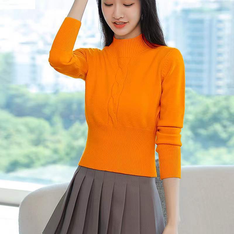 ファッションスタンドカラー韓国風無地ブラウスレディース服春新 - Summer Clothing In Winter のレビューと価格