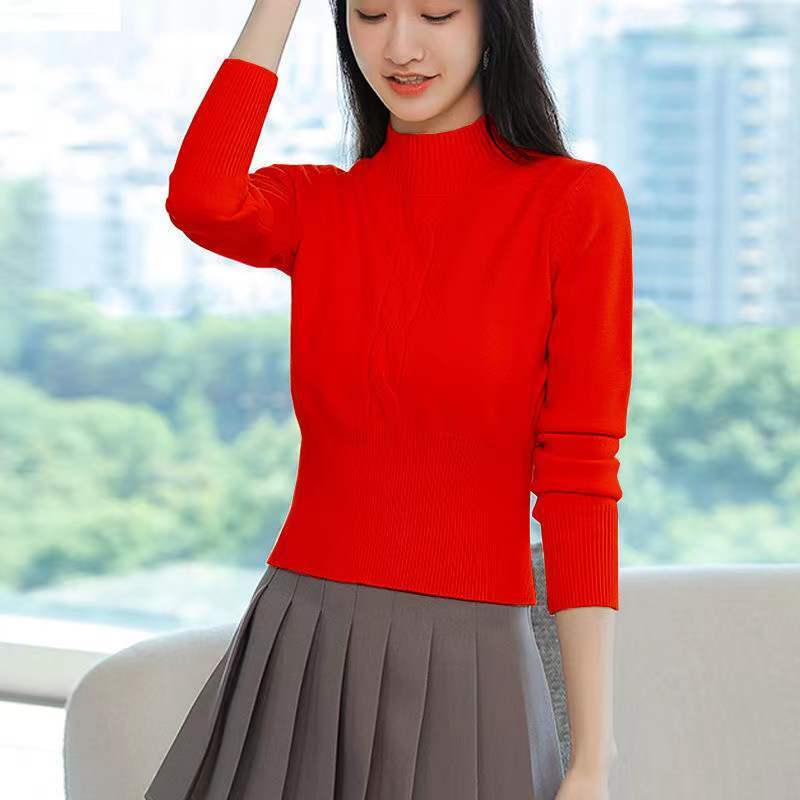 ファッションスタンドカラー韓国風無地ブラウスレディース服春新 - Summer Clothing In Winter のレビューと価格