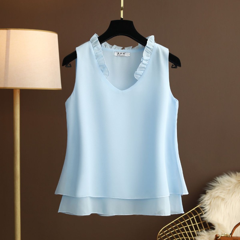 プラスサイズ ホルター シフォン トップス ノースリーブ フ - Halter Neck Top のレビューと価格