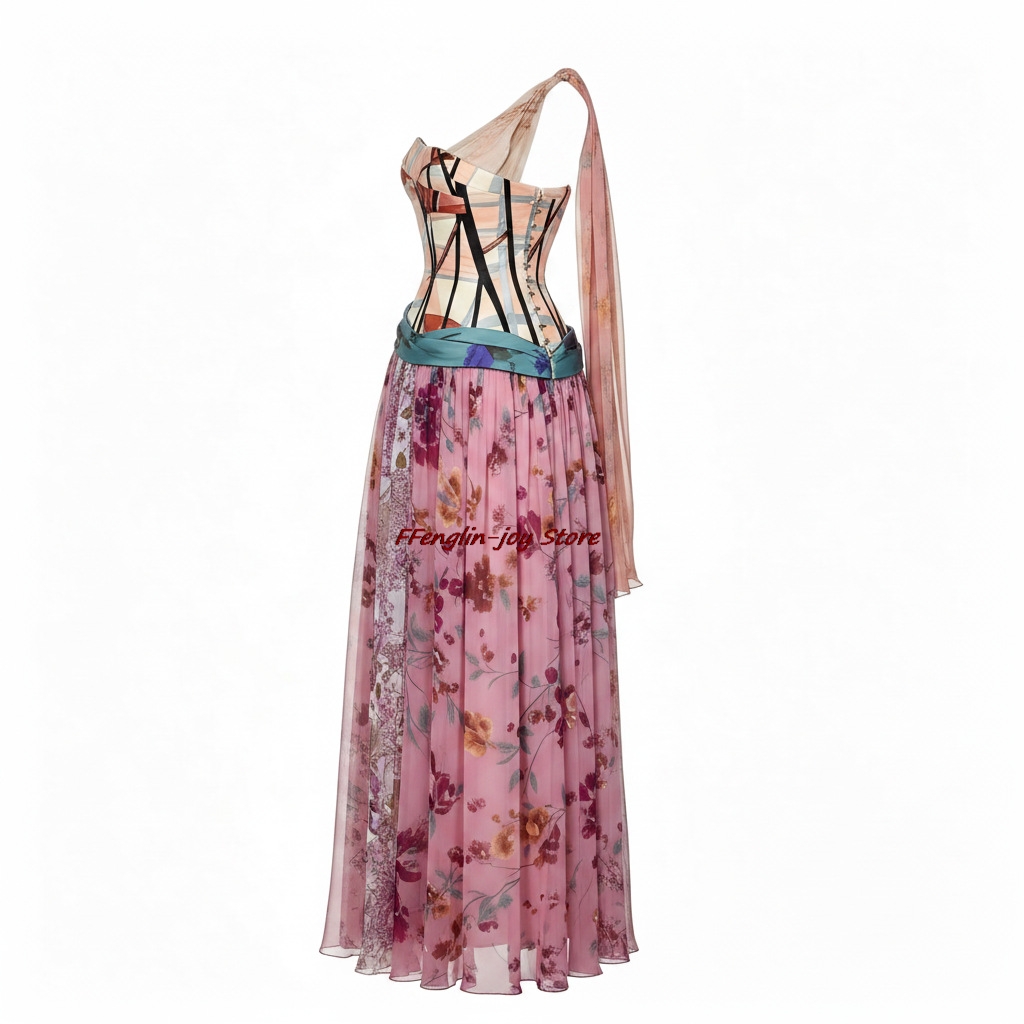夏アニメコンサート衣装-ロージー・ザオピンク花柄スカートドレ - Summer Japanese Clothing のレビューと価格