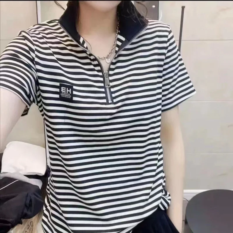 女性用半袖Tシャツ,グリーンポロシャツ,ホワイトトップス,韓 - Summer Green Clothing のレビューと価格