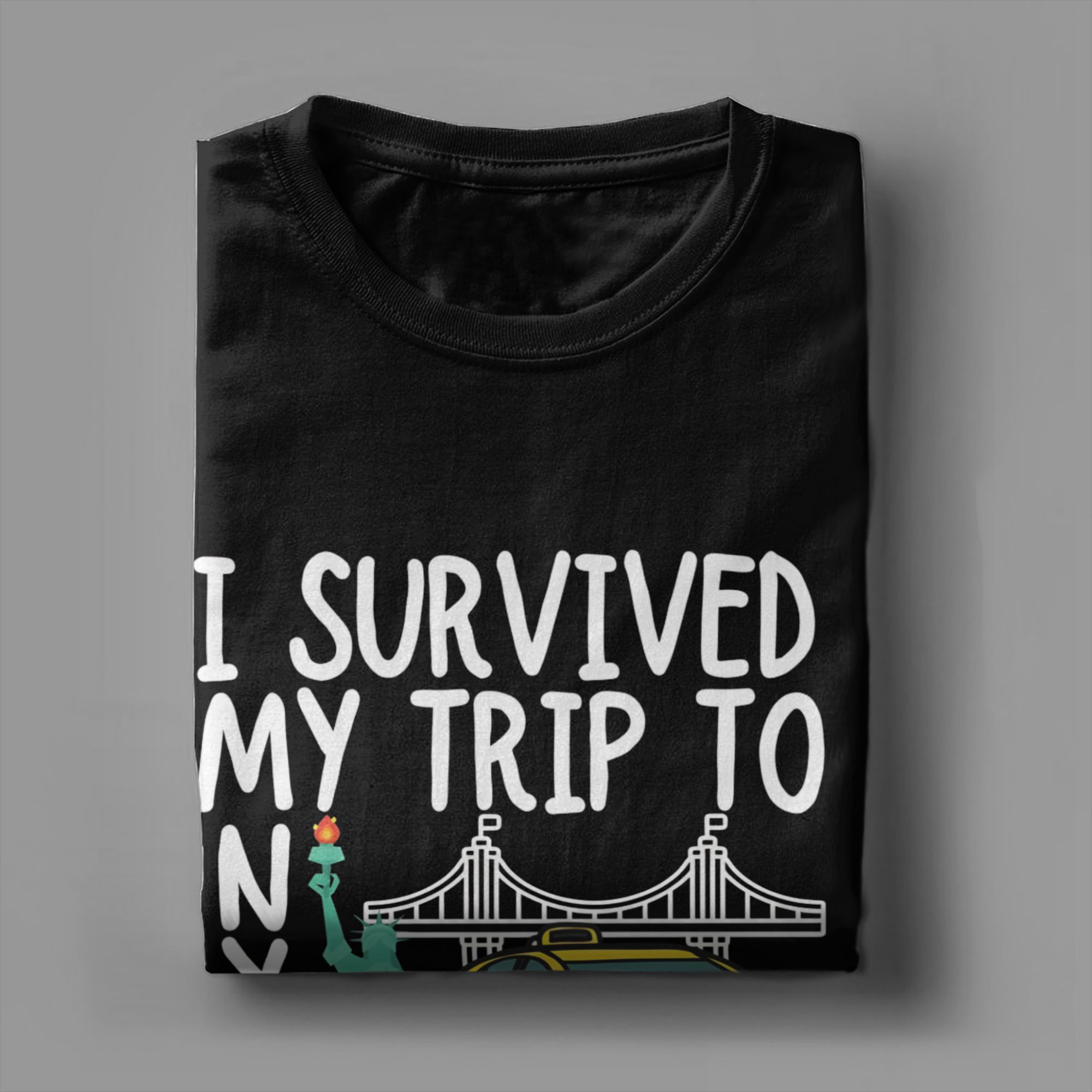 ヴィンテージ「ニューヨーク旅行を生き延びた」Tシャツ メンズ - Summer Clothing Nyc のレビューと価格