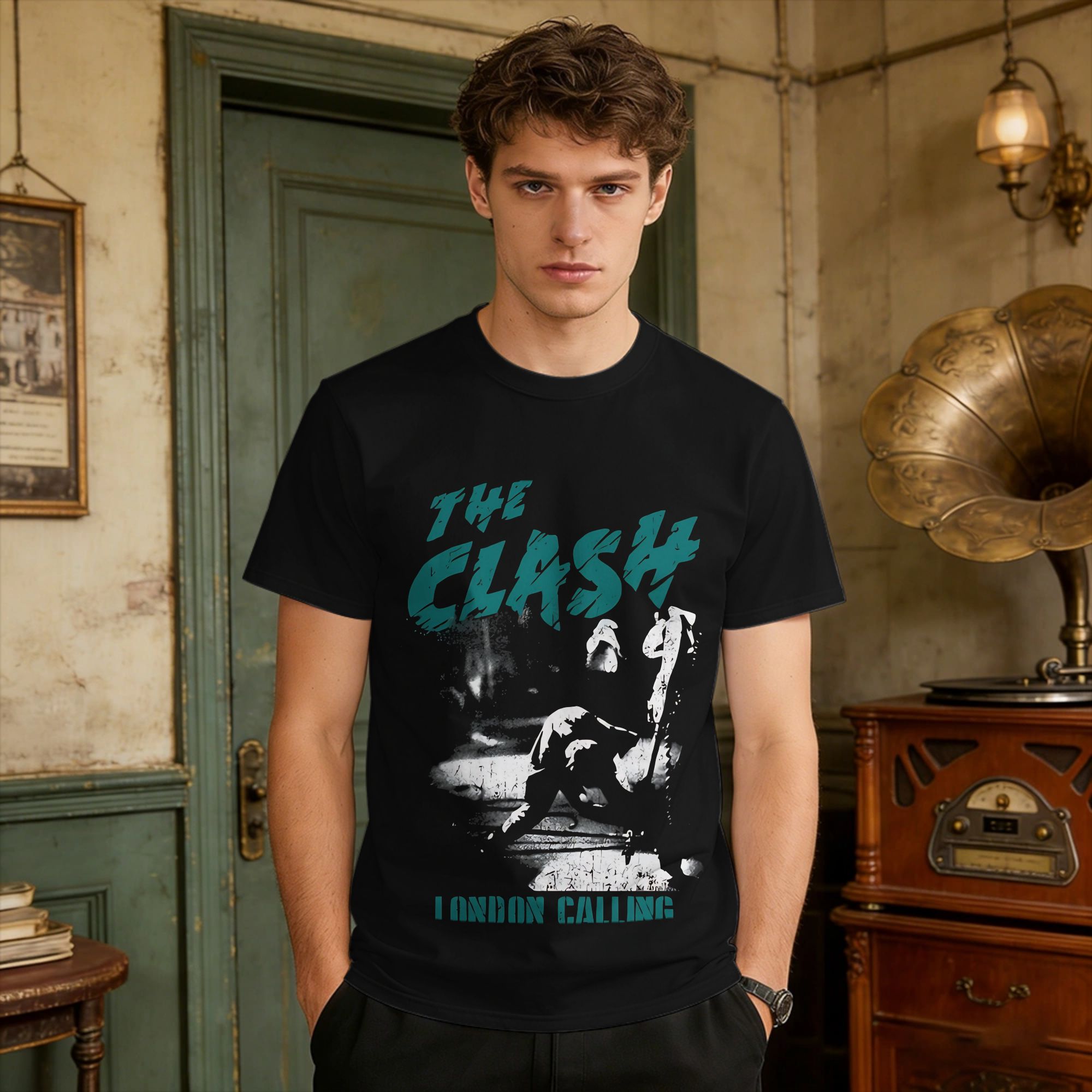 ザ・クラッシュ・ロンドン・コーリングTシャツ夏Y2Kベーシッ - Summer Clothing London のレビューと価格